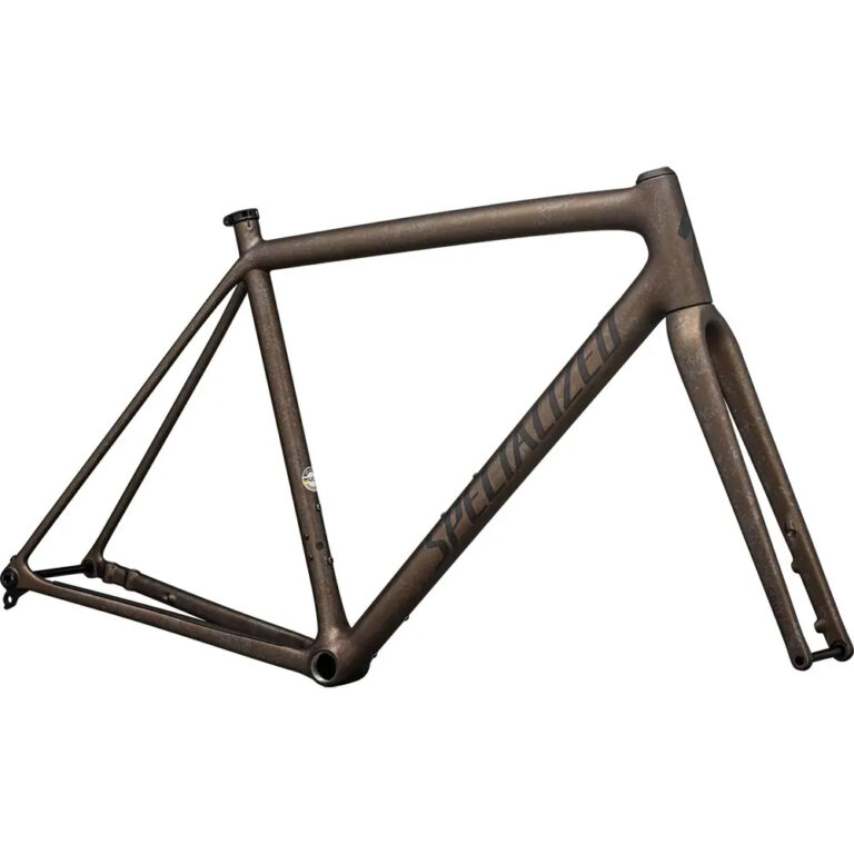 Specialized Crux 10R 2025 Gravel Frame 49 Burnt Gold Metallic / Black Pearl Dry Impasto / Obsidian - 56 Burnt Gold Metallic / Black Pearl Dry Impasto / Obsidian - Image 2