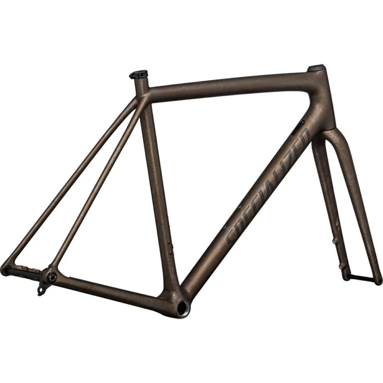 Specialized Crux 10R 2025 Gravel Frame 49 Burnt Gold Metallic / Black Pearl Dry Impasto / Obsidian - 56 Burnt Gold Metallic / Black Pearl Dry Impasto / Obsidian - Image 3