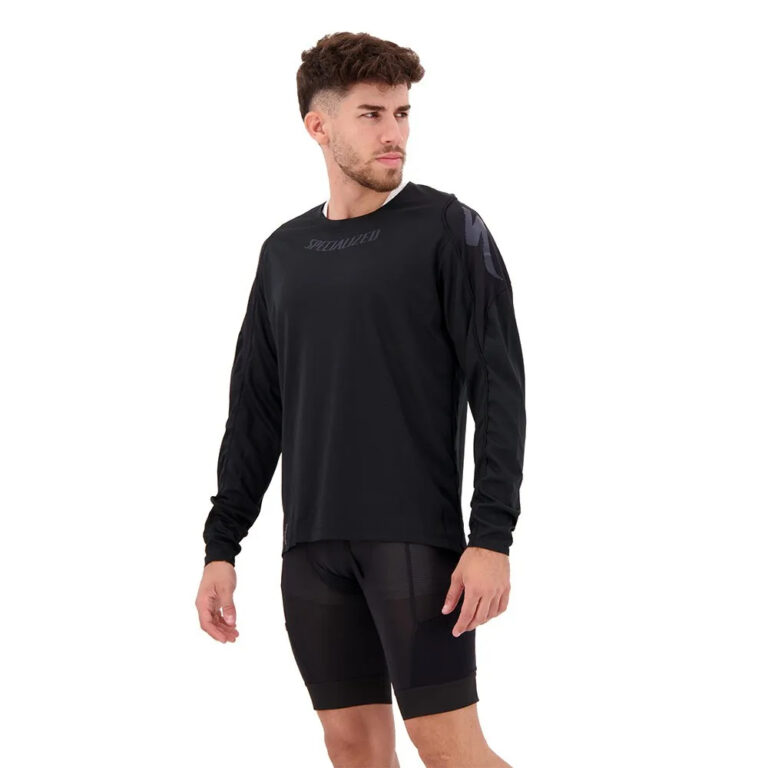 Specialized Gravity Long Sleeve Jersey S Black - L Black - Image 3