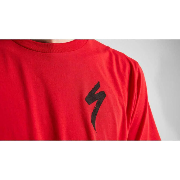 Specialized S-Logo Short Sleeve T-shirt XS Flo Red - 2XL Flo Red - Image 3