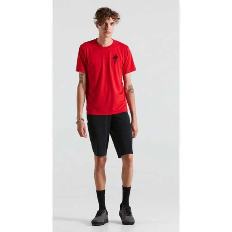 Specialized S-Logo Short Sleeve T-shirt XS Flo Red - 2XL Flo Red - Image 5