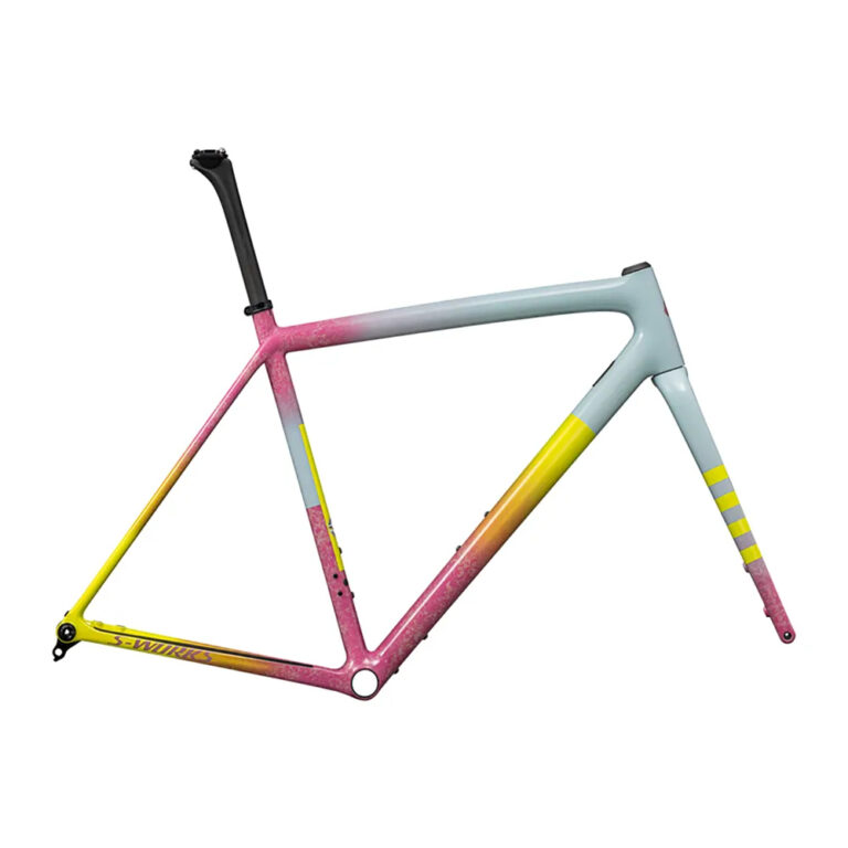 Specialized S-Works Crux 2025 Gravel Frame 54 Gloss Sea Foam / Rebel Pink Dry Impasto / Ion Metallic