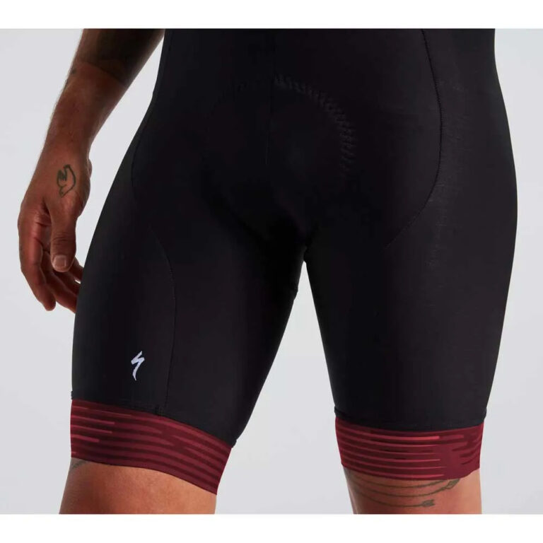 Specialized SL BLUR Bib Shorts XL Maroon - Image 4