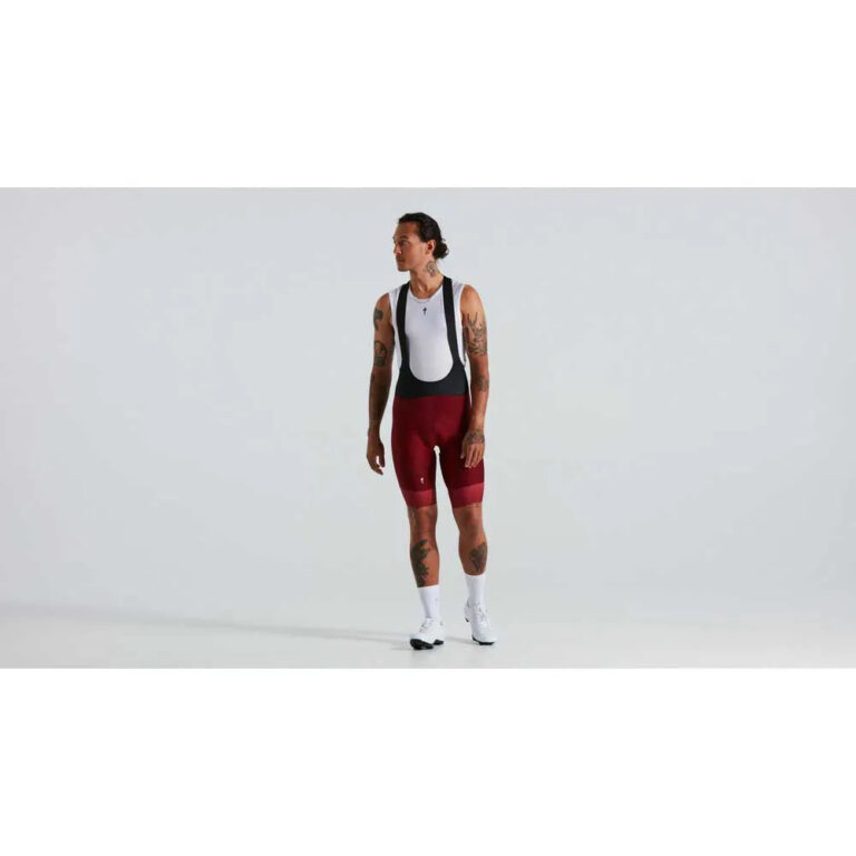 Specialized SL R Bib Shorts XS Maroon - 2XL Maroon - Image 5