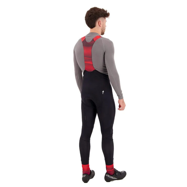 Specialized Team SL Expert Thermal Bib Tights XS Black / Red - XL Black / Red - Image 4