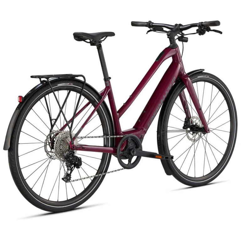 Specialized Turbo Vado SL 4.0 Step-Through EQ Electric Bike S - XL &amp; 320Wh Raspberry / Black Reflective - Image 3