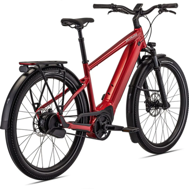 Specialized Vado 5.0 IGH NB 2023 Electric Bike S - XL &amp; 710Wh Red Tint / Silver - Image 3