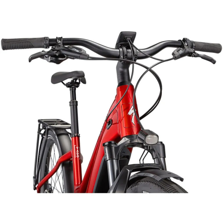 Specialized Vado 5.0 Step-Through NB 2023 Electric Bike L - XL &amp; 710Wh Red Tint / Silver - Image 4