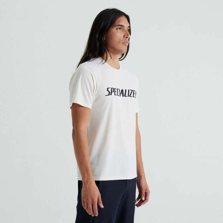 Specialized Wordmark Short Sleeve T-shirt XS Birch White - 2XL Birch White - Image 3