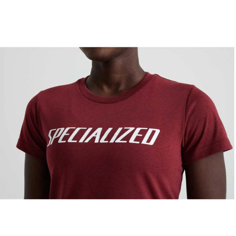 Specialized Wordmark Short Sleeve T-shirt XS Garnet Red - 2XL Garnet Red - Image 4