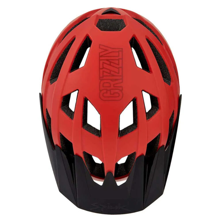 Spiuk Grizzly MTB Helmet S-M Singular Matt Red - M-L Singular Matt Red - Image 4