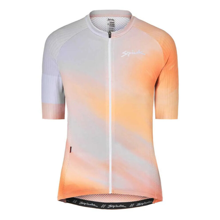 Spiuk Top Ten Short Sleeve Jersey M Grey / Orange