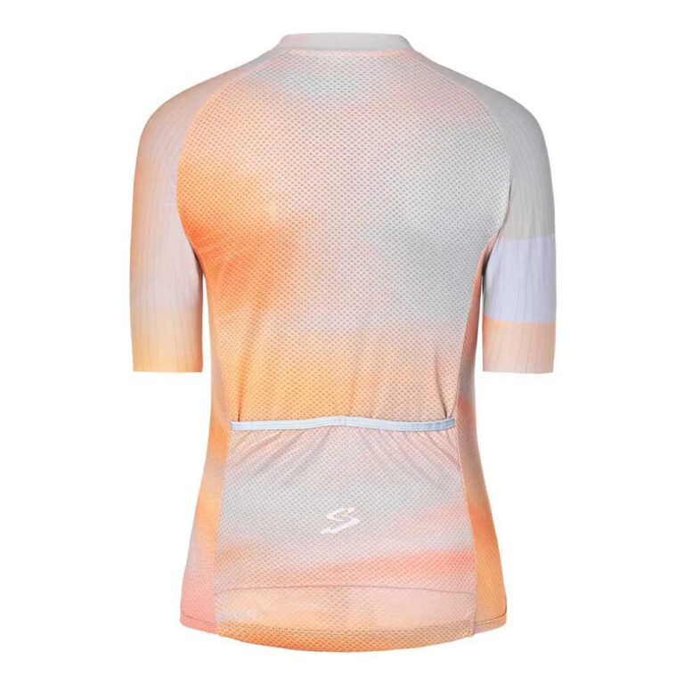 Spiuk Top Ten Short Sleeve Jersey M Grey / Orange - Image 2