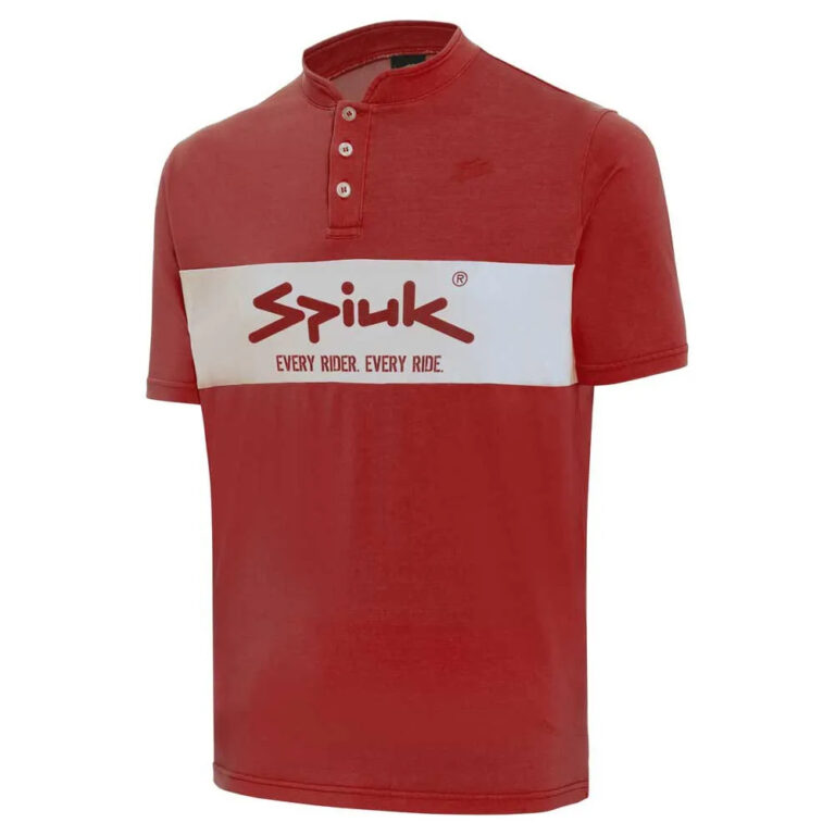 Spiuk Town Short Sleeve Polo L Red - XL Red