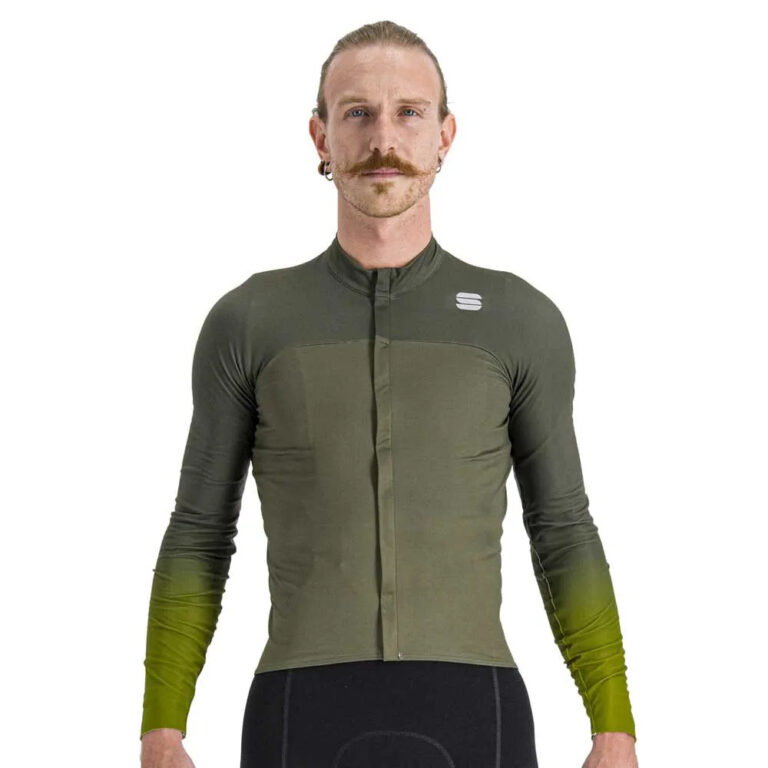 Sportful Bodyfit Pro Long Sleeve Jersey 2XL Black / Green