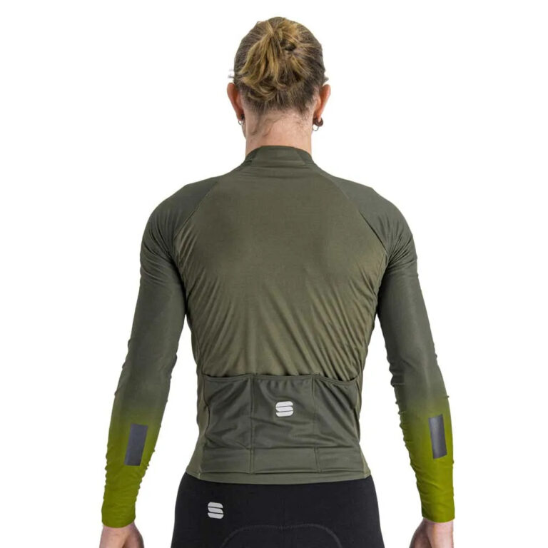 Sportful Bodyfit Pro Long Sleeve Jersey 2XL Black / Green - Image 2