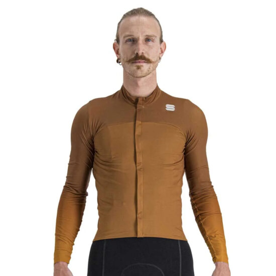 Sportful Bodyfit Pro Long Sleeve Jersey XL Brown - 2XL Brown