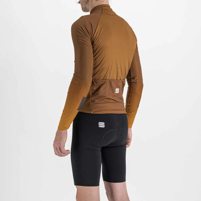 Sportful Bodyfit Pro Long Sleeve Jersey XL Brown - 2XL Brown - Image 4