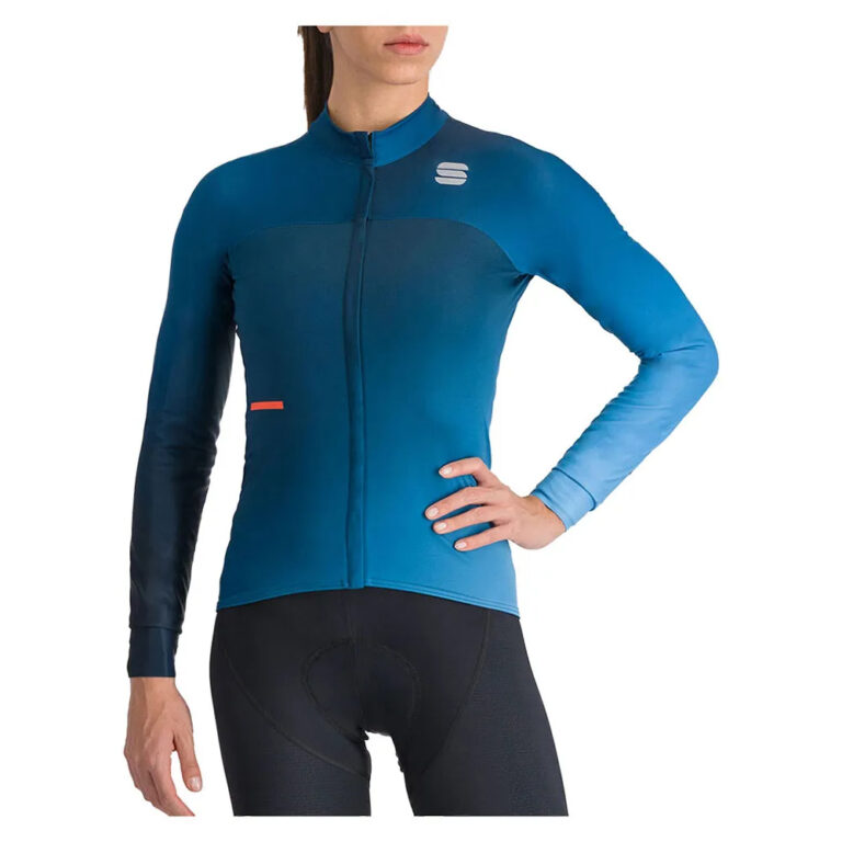 Sportful Bodyfit Pro Thermal Long Sleeve Jersey S Teal Blue - Image 2