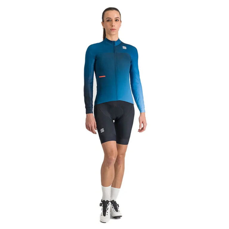 Sportful Bodyfit Pro Thermal Long Sleeve Jersey S Teal Blue - Image 4