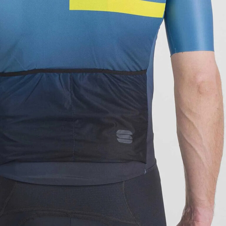 Sportful Bomber Short Sleeve Jersey M Berry / Blue / Cedar - 2XL Berry / Blue / Cedar - Image 5