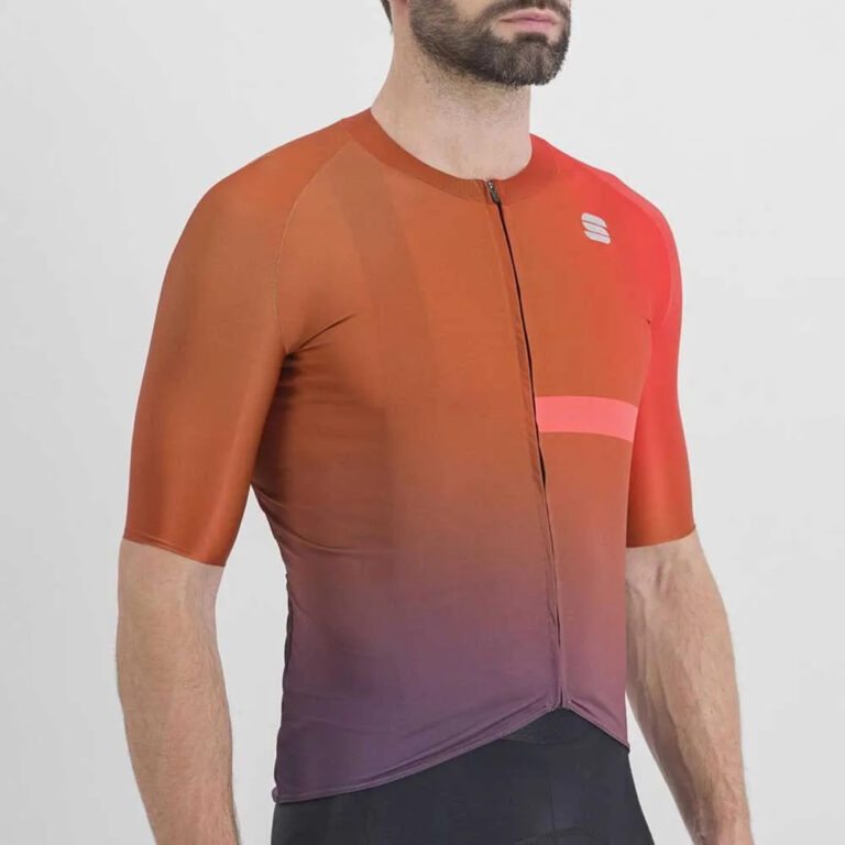 Sportful Bomber Short Sleeve Jersey M Cayenna Red / Pompelmo - 2XL Cayenna Red / Pompelmo - Image 3