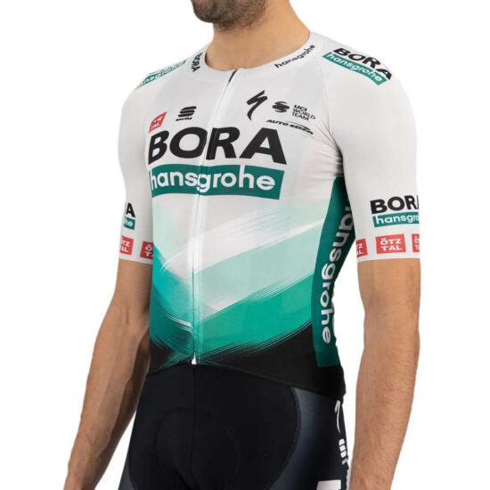 Sportful BORA-hansgrohe 2021 Bomber Short Sleeve Jersey S Green Gray