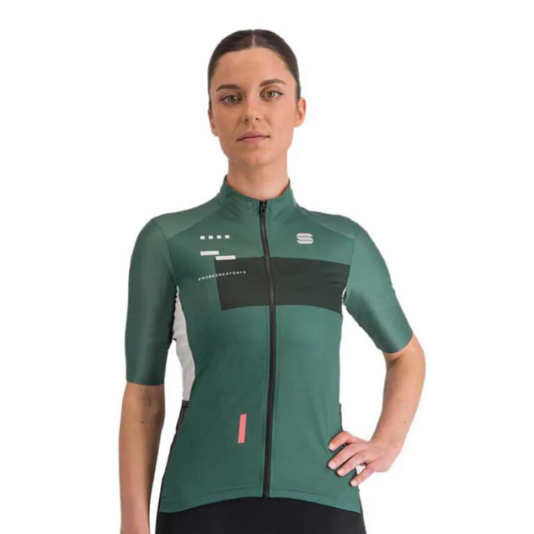 Sportful Breakout Supergiara Short Sleeve Jersey XS Shrub Green - XL Shrub Green