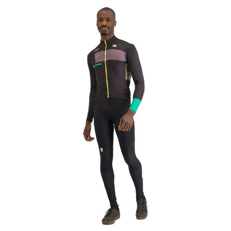 Sportful Breakout Supergiara Thermal Long Sleeve Jersey M Black / Huckleberry / Olive / Green - L Black / Huckleberry / Olive / Green - Image 6