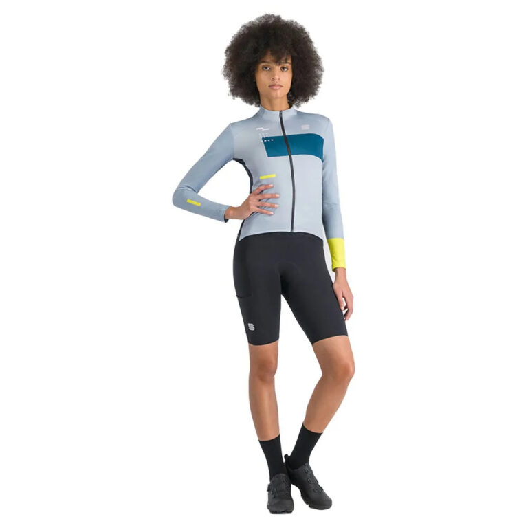 Sportful Breakout Supergiara Thermal Long Sleeve Jersey XS Ice / Gray / Blue / Black / Cedar - L Ice / Gray / Blue / Black / Cedar - Image 5