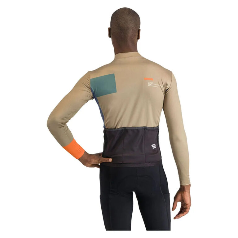 Sportful Breakout Supergiara Thermal Long Sleeve Jersey S Olive Green / Galaxy Blue / Orange - 2XL Olive Green / Galaxy Blue / Orange - Image 2