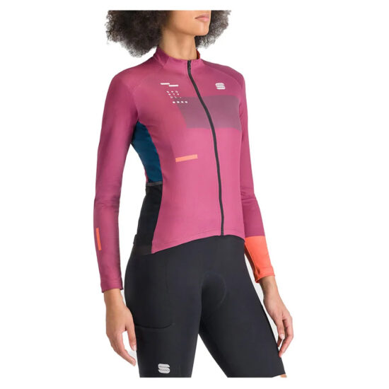 Sportful Breakout Supergiara Thermal Long Sleeve Jersey M Raspberry / Pompelm - XL Raspberry / Pompelm