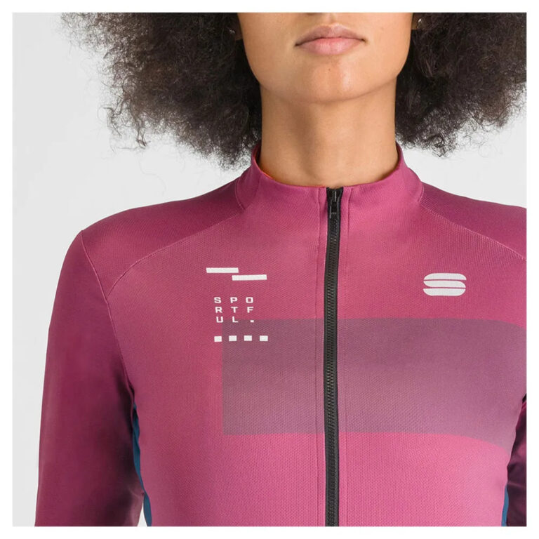 Sportful Breakout Supergiara Thermal Long Sleeve Jersey M Raspberry / Pompelm - XL Raspberry / Pompelm - Image 2