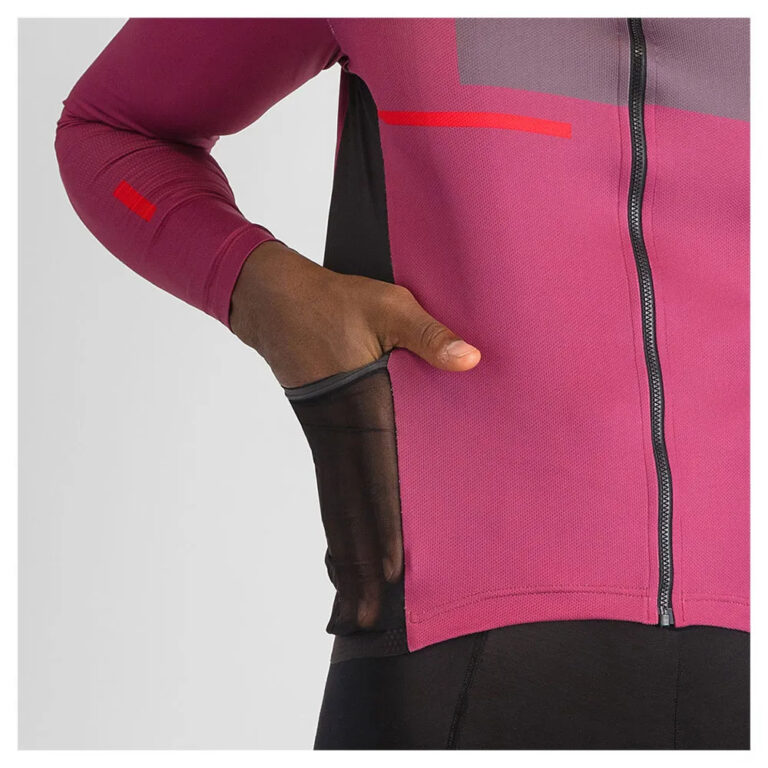 Sportful Breakout Supergiara Thermal Long Sleeve Jersey M Raspberry / Violet / Huckleberry / Blue - XL Raspberry / Violet / Huckleberry / Blue - Image 5