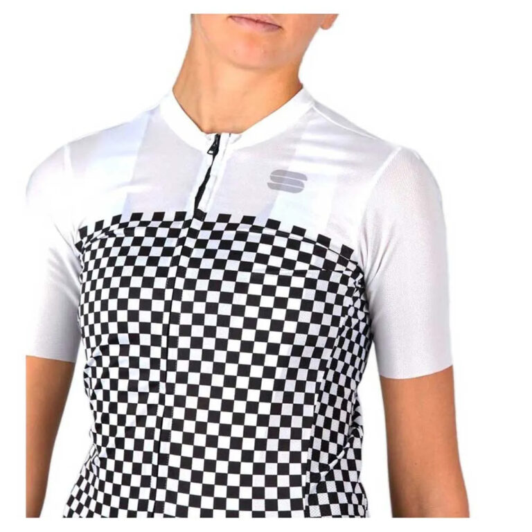 Sportful Checkmate Short Sleeve Jersey M White - L White - Image 3