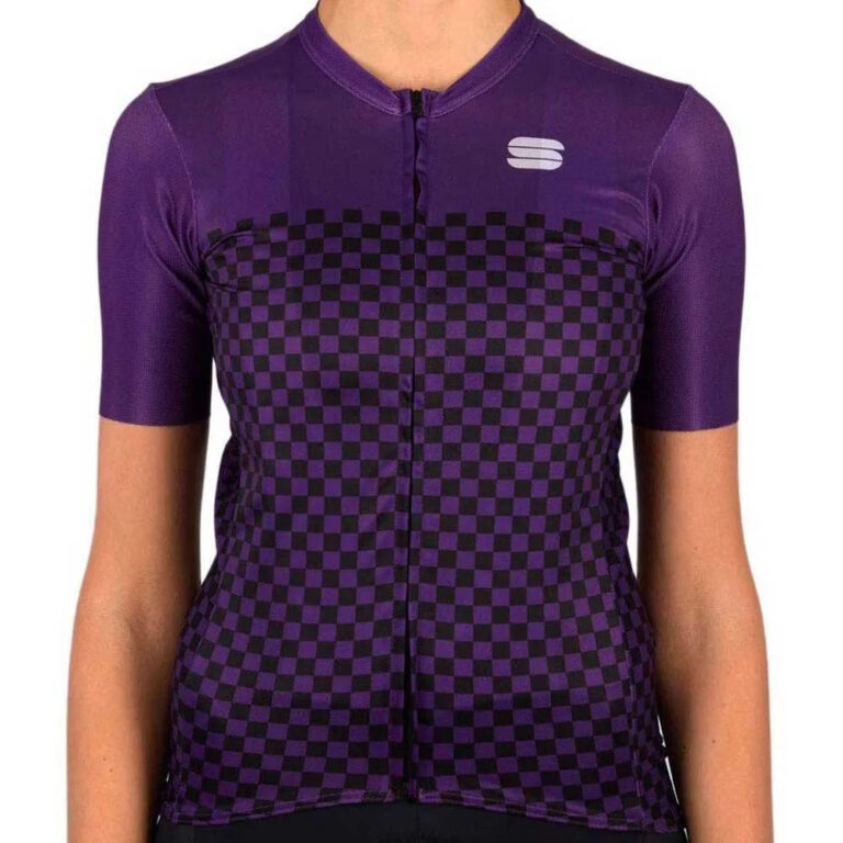 Sportful Checkmate Short Sleeve Jersey XS Violet - M Violet