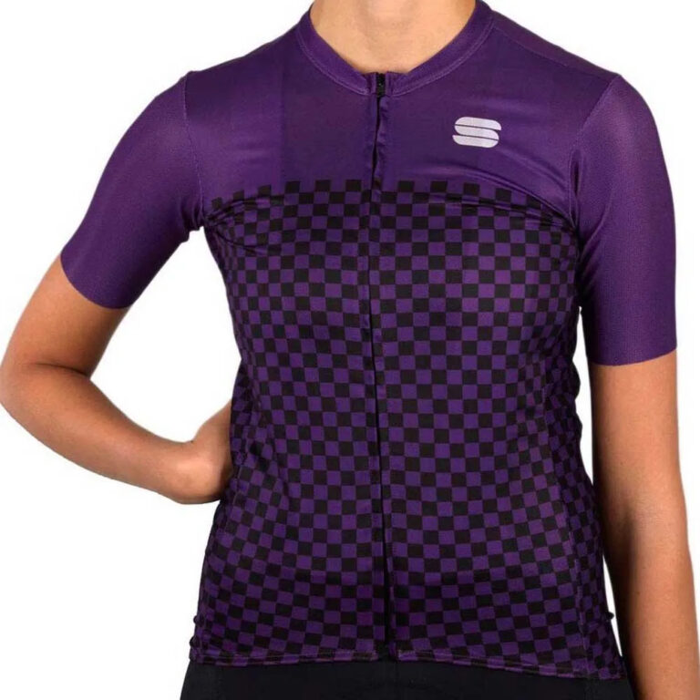 Sportful Checkmate Short Sleeve Jersey XS Violet - M Violet - Image 3