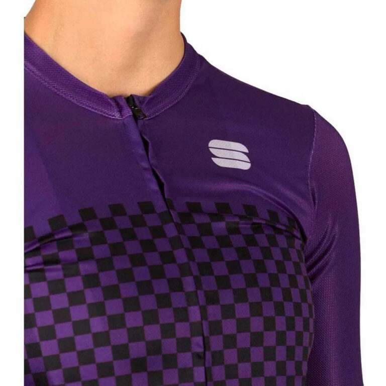 Sportful Checkmate Short Sleeve Jersey XS Violet - M Violet - Image 4