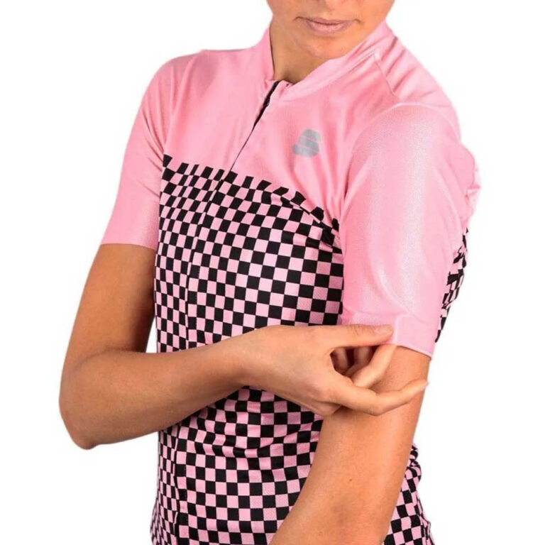 Sportful Checkmate Short Sleeve Jersey M Pink - Image 3