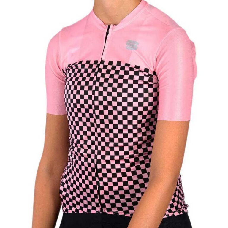 Sportful Checkmate Short Sleeve Jersey M Pink - Image 4