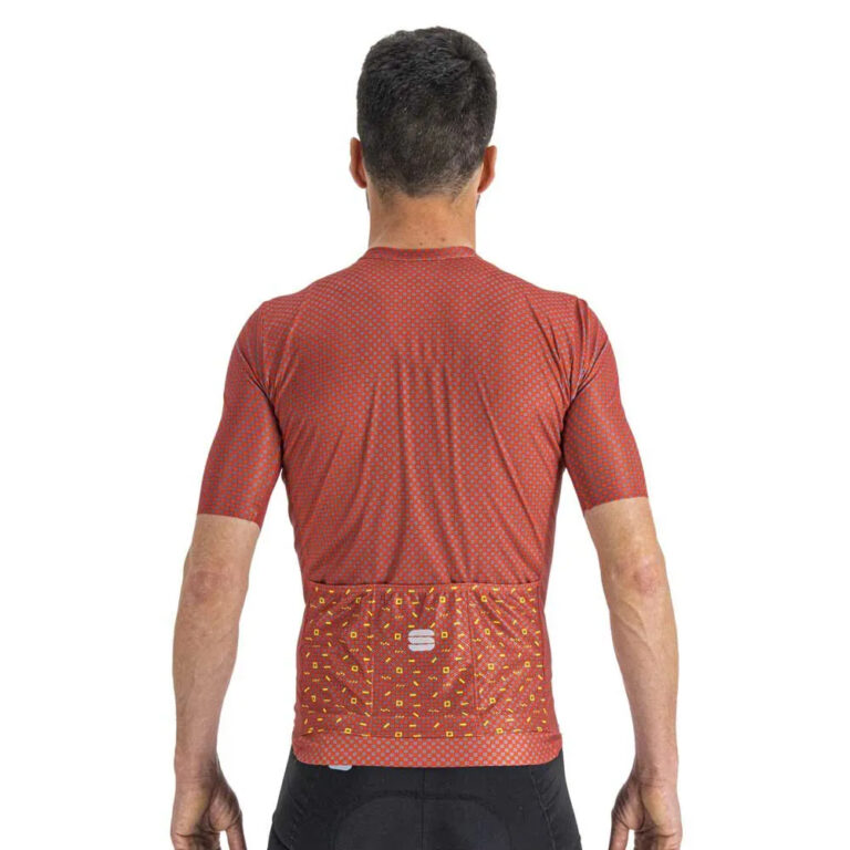 Sportful Checkmate Short Sleeve Jersey L Chili Red / Mauve - 2XL Chili Red / Mauve - Image 2