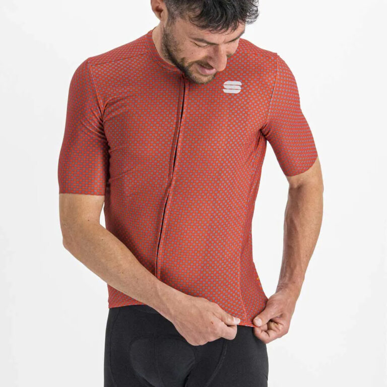 Sportful Checkmate Short Sleeve Jersey L Chili Red / Mauve - 2XL Chili Red / Mauve - Image 3