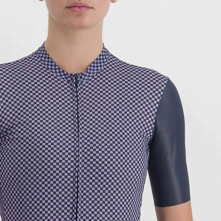 Sportful Checkmate Short Sleeve Jersey XS Galaxy Blue / Chalck Violet - XL Galaxy Blue / Chalck Violet - Image 4