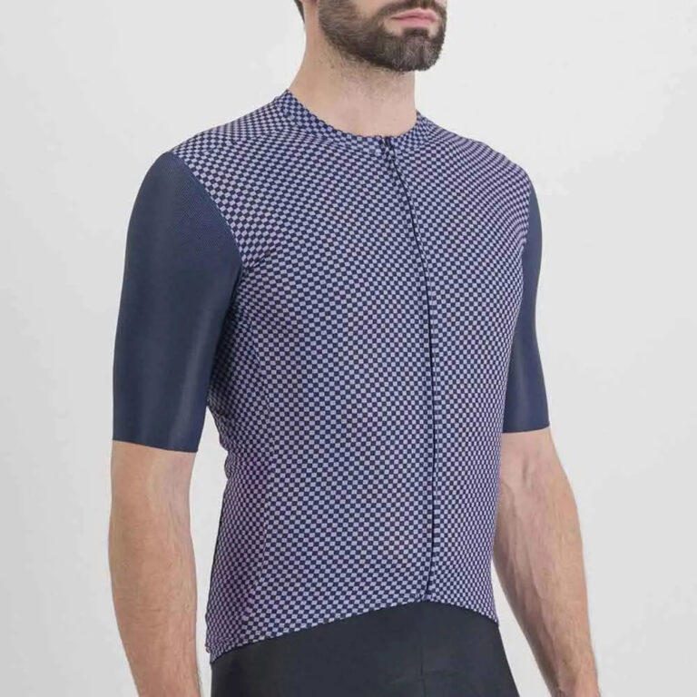 Sportful Checkmate Short Sleeve Jersey S Galaxy Blue / Chalck Violet - 3XL Galaxy Blue / Chalck Violet - Image 3