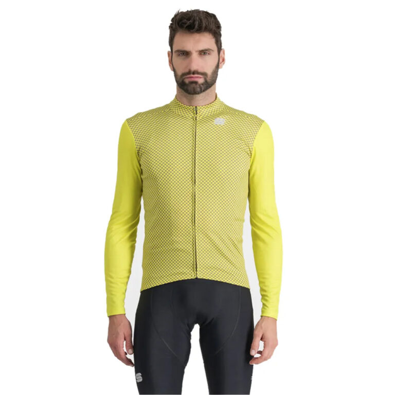 Sportful Checkmate Thermal Long Sleeve Jersey XL Cedar Olive Green