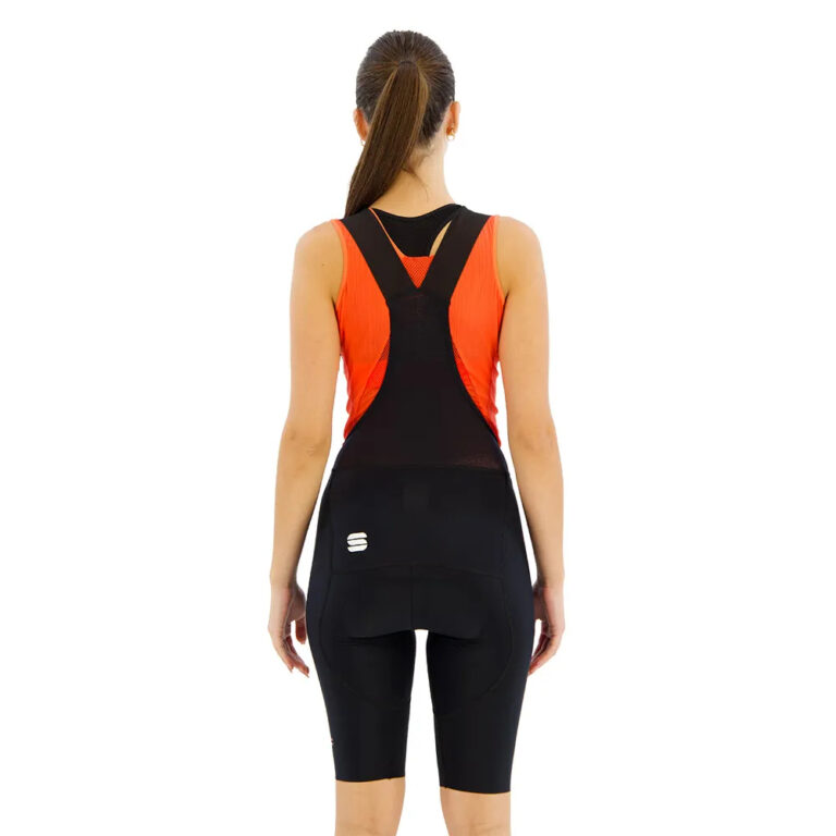 Sportful Classic Bib Shorts XS Black / Pompelmo - L Black / Pompelmo - Image 2