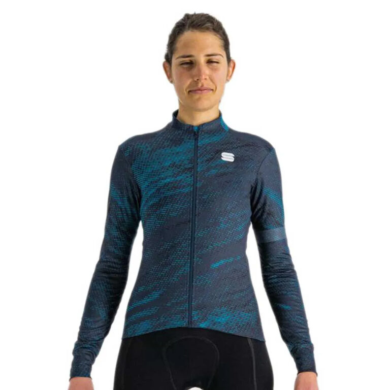 Sportful Cliff Supergiara Thermal Long Sleeve Jersey S Blue / Black - L Blue / Black