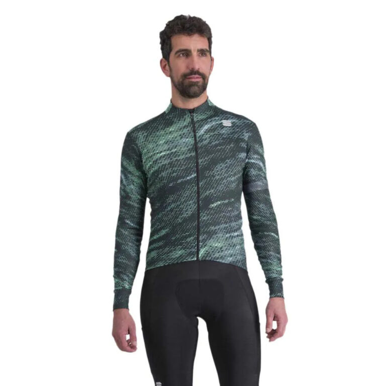 Sportful Cliff Supergiara Thermal Long Sleeve Jersey L Scarab Green - 2XL Scarab Green