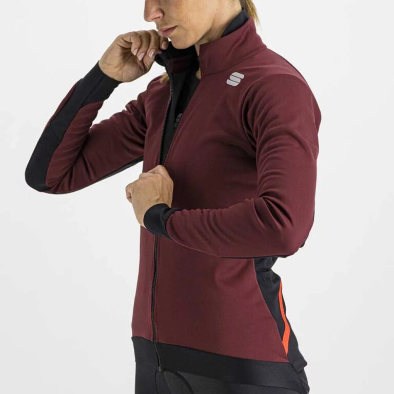 Sportful Fiandre Medium Jacket XS Red Wine - 2XL Red Wine - Image 4