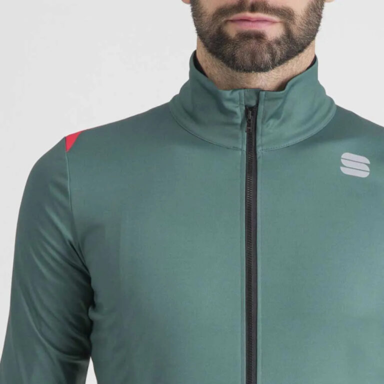 Sportful Fiandre Pro Medium Jacket S Shrub Green - 2XL Shrub Green - Image 4